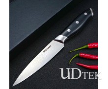 5 inch AUS10 Damascus chef knife kitchen knife with G10 handle fruit knife Hwzbben UD19043